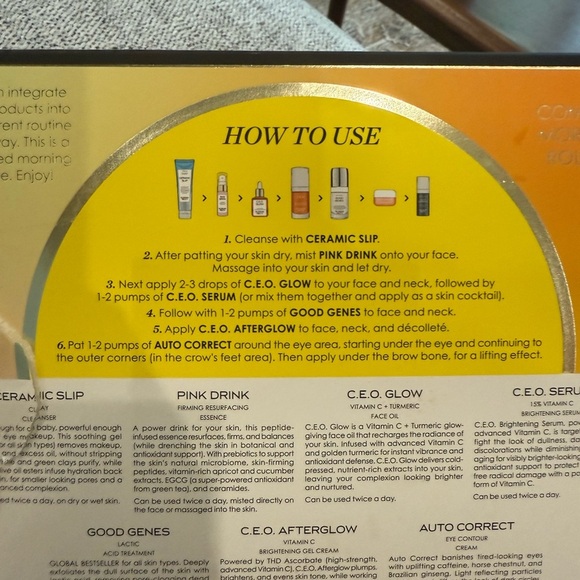 SUNDAY RILEY Wake Up With Me Skincare Set EMPTY BOX- no products inside - AM set - Picture 7 of 10